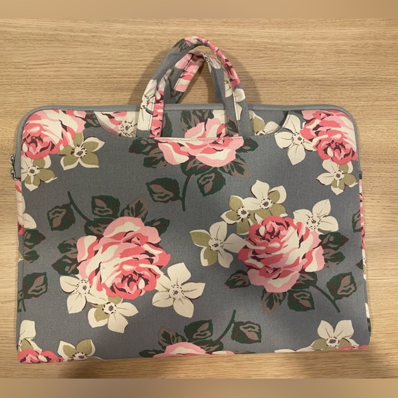flowery laptop shoulder bag - Picture 6 of 6
